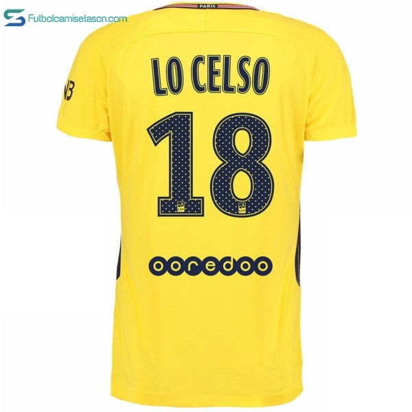 Camiseta Paris Saint Germain 2ª Lo Celso 2017/18